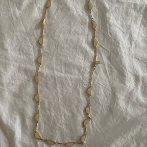 Kate Spade White / Gold Statement Necklace